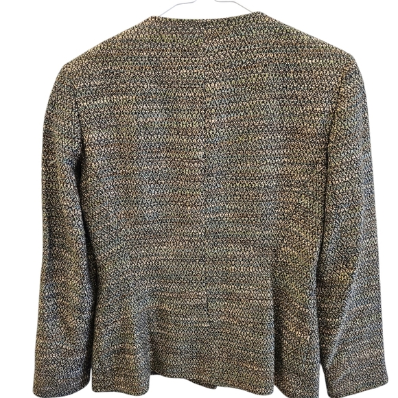 Lafayette 148 New York Wool Blend Tweed Womens Blazer - Picture 4 of 7